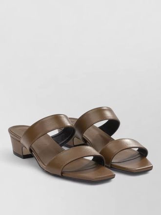 Aeyde kemi 30mm heeled sandals double strap