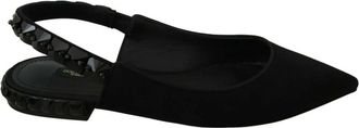Dolce & Gabbana Flat Sandalen - Dames - Ballerinas - Zwart - 36 1/2 EU - Schoenen