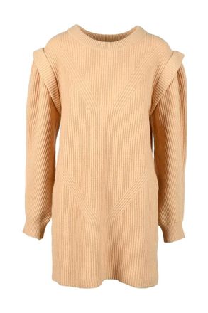 Weili Zheng Wool Dress - Beige