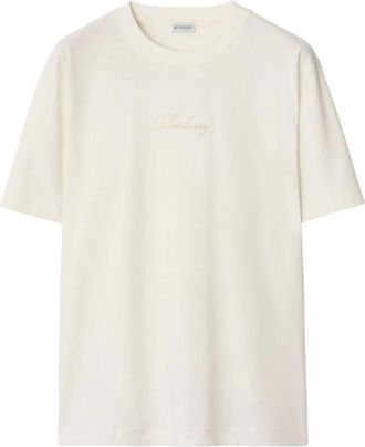 Burberry T-Shirts - Heren - T-shirts - Wit - M - Tops