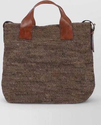 Ibeliv raffia shoulder bag