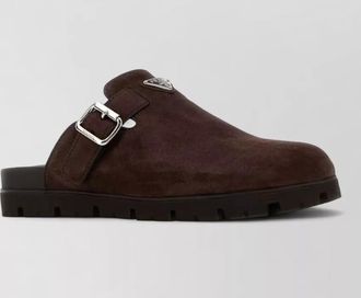 Prada suede slippers