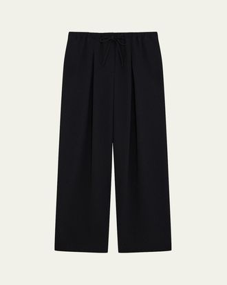 Theory Pleated Casual Drawstring Pants