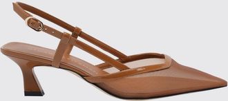 Stuart Weitzman D&eacute;collet&eacute; slingback in nylon a rete con tacco medio