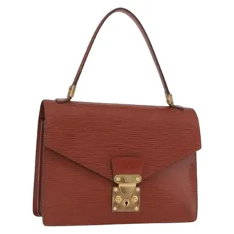 Louis Vuitton Pre-owned Handbags, female, Brown, Size: ONE SIZE Pre-owned Vintage Epi Leather Hand Bag