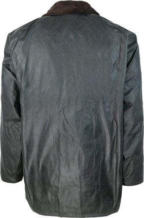 Barbour Mens Waxed Cotton Jacket Beaufort Sage
