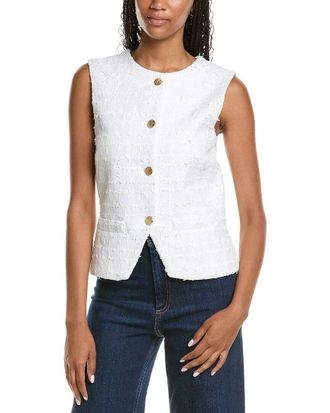 Nanette Lepore Tweed Vest