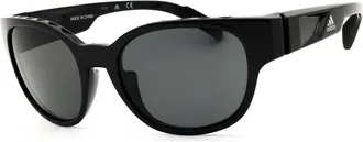 adidas SP0009 01D Shiny Black/Smoke Polarized