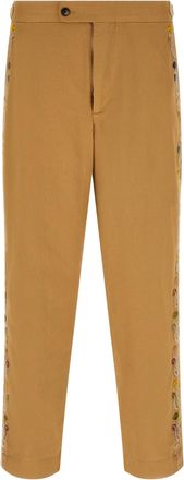 Bode Cotton Casual Mens Pants