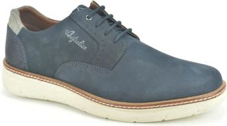 Australian Footware Blauw Nubuck Casual Schoenen - Heren - Veterschoenen - Blauw - 41 EU - Schoenen
