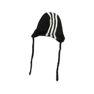 Yohji Yamamoto Stripe-detail Trapper Hat