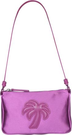 Palm Angels Shoulder Bag - Dames - Schoudertassen - Paars - ONE Size - Katoen - Tassen