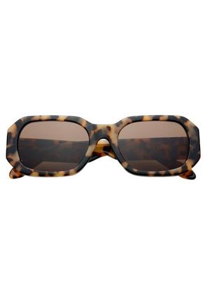 Freyrs Eyewear Onyx Rectangular Sunglasses in Milky Tortoise at Nordstrom