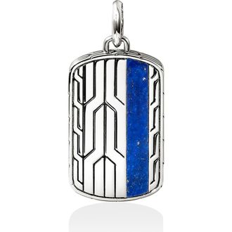 John Hardy Icon 50 Tag Pendant in Lapus Lazuli at Nordstrom