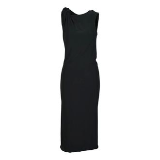 Sportmax Dames, Jurken, Zwart, Maat: L Poliester