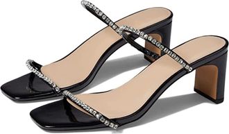Farylrobin Faryl by Farylrobin Alexandra Sandal Womens Black Patent Square Toe GAL1025