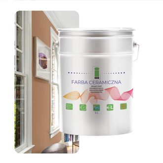 OEM Pintura De Pared Marr&oacute;n Cer&aacute;mica Lavable, Color Capuchino Oscuro, 5 Litros