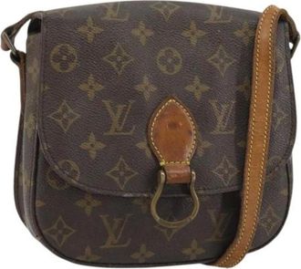 Louis Vuitton Pre-owned Cross Body Bags, female, Brown, Size: ONE SIZE Pre-owned Canvas Cross Body Bag