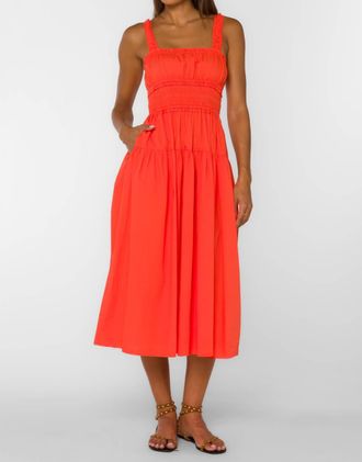 Velvet Heart Armine Dress In Spicy Orange