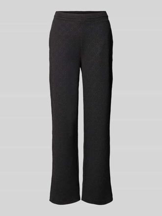 HUGO BOSS Regular Fit Sweatpants mit Allover-Muster Modell NAYENE in Black, Gr&ouml;&szlig;e XL