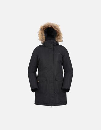 Mountain Warehouse Womens Mountain Warehouse Womens/Ladies Tarka II Long Padded Jacket - Black - Size: 14