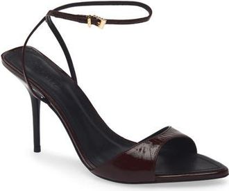 Schutz Elodie Ankle Strap Slide Sandal in Maplewood at Nordstrom, Size 5.5