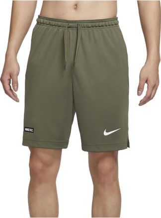 Nike Quick Dry Material Logo Printing Shorts Olive Green DH9664-222