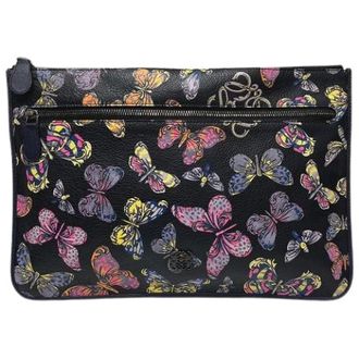 Loewe Pre-owned Clutches, female, Multicolor, Size: ONE SIZE Pre-owned Tales Leather Clutch Bag