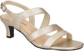 Easy Street Como Strappy Sandal in Champagne at Nordstrom Rack, Size 8.5