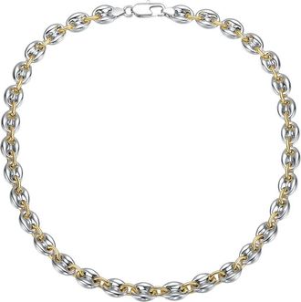 Rachel Glauber Plated Link Chain Bracelet