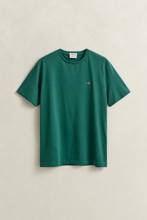 GANT Men Regular Fit Shield T-Shirt (XXXL) DEEP FOREST GREEN