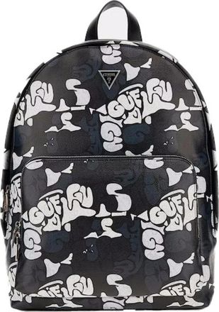 Guess Milano Compact Backpack - Heren - Rugzakken - Veelkleurig - ONE Size - Leer - Tassen