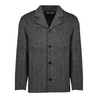 Officine Générale Blazers, male, Gray, L, Hamid Jacket