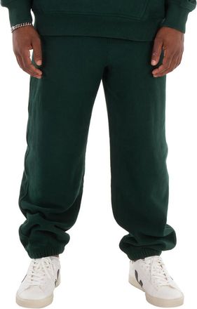 Burberry Equestrian Knight Patch Track Pants, Size Medium