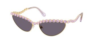 Swarovski SK7030 40361A Womens Sunglasses Gold Size 59