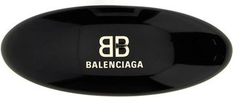 Balenciaga Logo Resin Hair Clip - Dames - Accessoires - Zwart - Maat: ONE Size