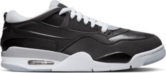 Nike Jordan Mens Air 4 RM PRM NAS - Basketball Shoes Black/Fire Red/Wolf Grey Size 10.0