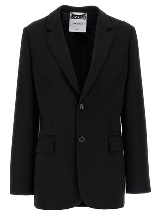 スーツ MOSCHINO Women Suit Jackets 051254243555 Black Moschino Blazers, sport coats and suit jackets for Women