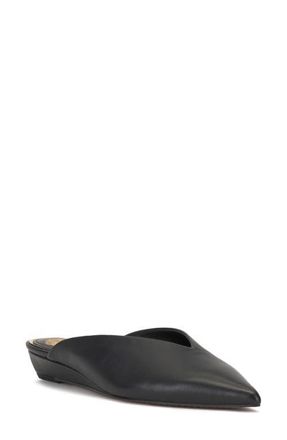 Vince Camuto Vinia Pointed Toe Wedge Mule in Black at Nordstrom, Size 5.5