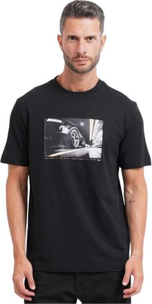 HUGO BOSS T-shirts en Poloshirts - Heren - T-shirts - Zwart - 2XL - Katoen - Tops