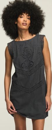 Lucky Brand Womens Schiffli Shift Dress