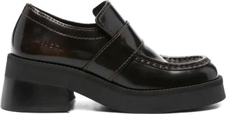 Miista Lib Loafers - Dames - Loafers - Zwart - 41 EU - Leer - Schoenen
