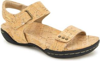 Jambu Morgan Casual Sandal in Cork Shimmer at Nordstrom, Size 9.5