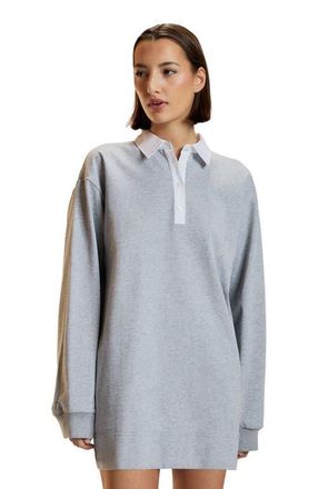 Cynthia Rowley Rugby Mini Dress in Gray at Nordstrom, Size X-Small