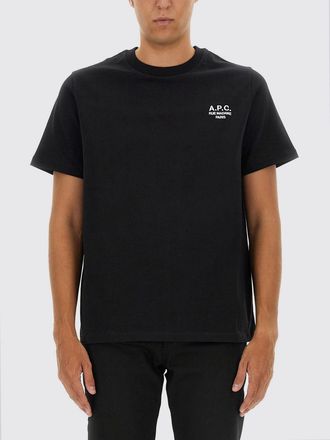 A.P.C. T-shirt in cotone organico con logo A. p.c