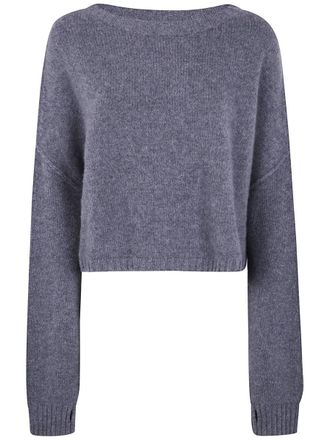 Kujten Nova Cropped Crewneck Sweater