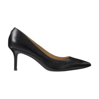 Ralph Lauren Schoenen, Dames, Zwart, 35 1/2 EU, Leer, Décolleté Lanette