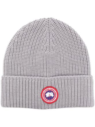 Canada Goose Arctic Disc knitted wool beanie - 961 mist grey