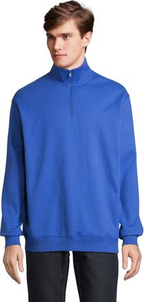 SOLS Uniseks Conrad Sweatshirt met Quarter Zip voor volwassenen (Koningsblauw)