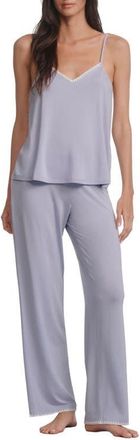 Eberjey Frida Cami Pajamas in Lavender Dusk/Ivory at Nordstrom, Size X-Small